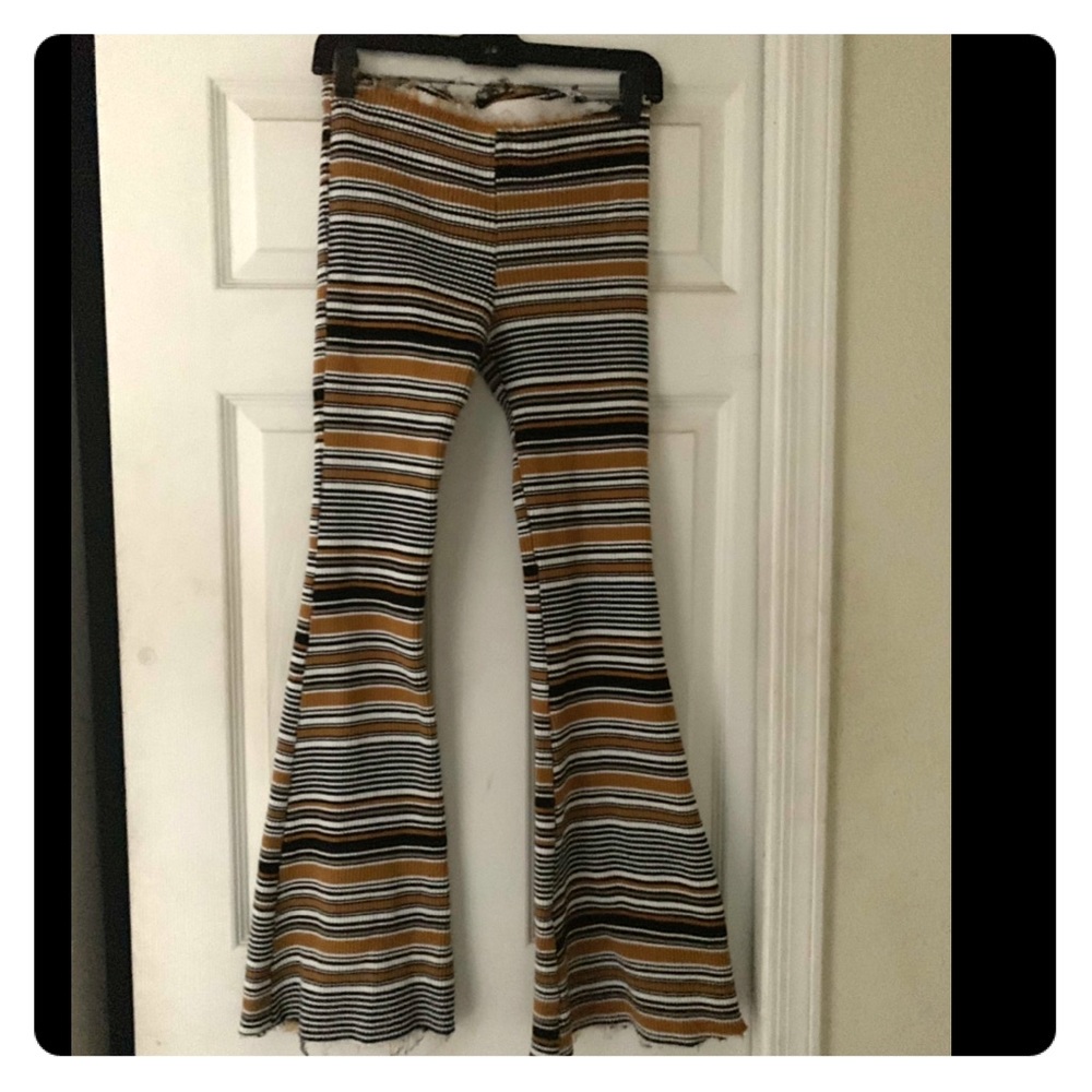 Striped bell bottoms